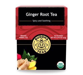 Buddha Teas – Organic Tea – Ginger Root – Case Of 6 – 18 Count