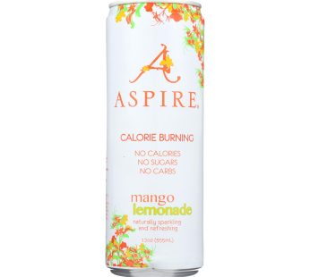 Aspire Healthy Energy – Sparkling Mango Lemonade – Case Of 12 – 12 Oz