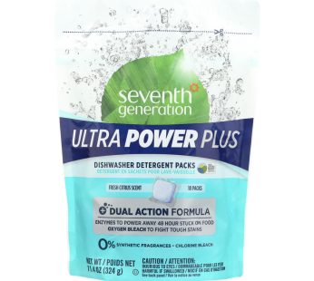 Seventh Generation Dishwasher – Packs – Case Of 12 – 18 Count