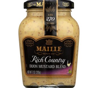 Maille Rich Country Dijon Mustard – Case Of 6 – 7 Oz.