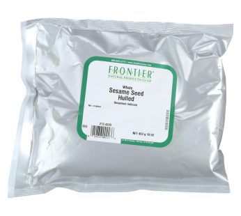 Frontier Herb Sesame Seeds Hulled – Single Bulk Item – 1lb