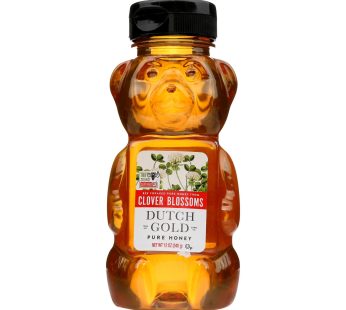 Dutch Gold Honey Clover Honey Bear – Case Of 12 – 12 Oz.