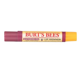 Burts Bees – Lip Shimmer – Watermelon – Case Of 4 – 0.09 Oz