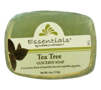Clearly Natural Glycerin Bar Soap – Tea Tree – 4 Oz