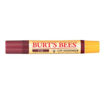 Burts Bees – Lip Shimmer – Fig – Case Of 4 – 0.09 Oz