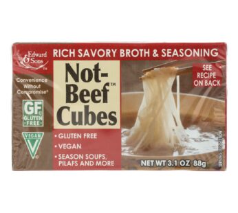 Edwards And Sons Natural Bouillon Cubes – Not Beef – 3.1 Oz – Case Of 12