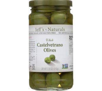 Jeff’s Natural Jeff’s Natural Castelvetrano Olives – Castelvetrano – Case Of 6 – 7.5 Oz.