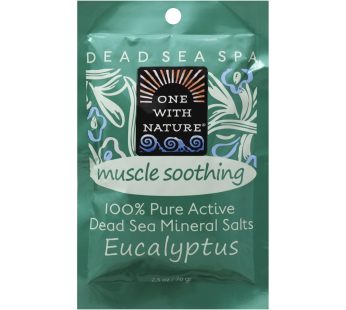 One With Nature Dead Sea Mineral Salt Bath – Soothing – Case Of 6 – 2.5 Oz.