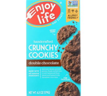 Enjoy Life – Cookie – Crunchy – Double Chocolate – Gluten Free – 6.3 Oz – Case Of 6