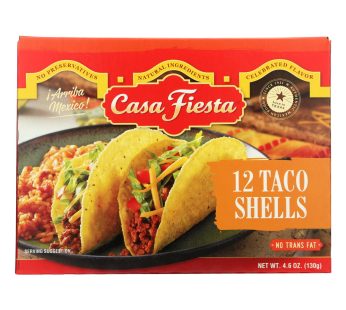Casa Fiesta – Taco Shells 12 Shells Box – Case Of 12-4.6 Oz