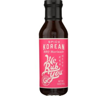 We Rub You Bbq Marinada – Spicy Korean – Case Of 6 – 15 Oz.