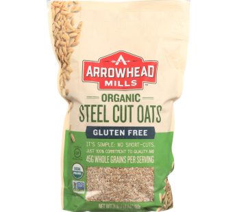 Arrowhead Mills – Oats – Steel Cut – Gluten Free – Case Of 6 – 24 Oz