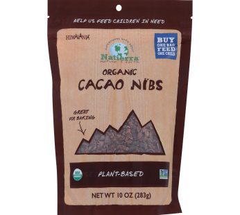 Natierra Organic Cacao Nibs – Chocolate – Case Of 6 – 10 Oz.