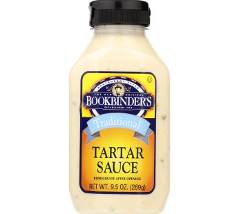 Bookbinder’s – Tartar Sauce – Traditional – Case Of 9 – 9.5 Oz.