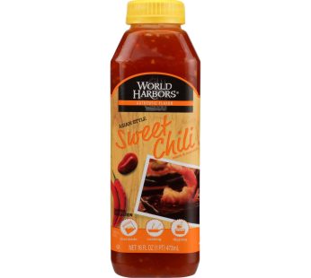 World Harbor Roasted Asian Style Sweet Chili Marinade And Sauce – Case Of 6 – 16 Fl Oz.