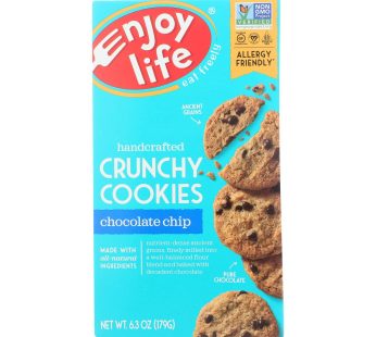 Enjoy Life – Cookie – Crunchy – Chocolate Chip – Gluten Free – 6.3 Oz – Case Of 6