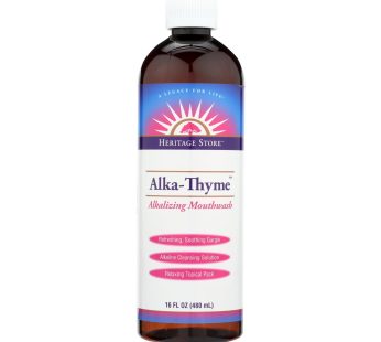Heritage Store Alka Thyme Mouthwash – 16 Oz