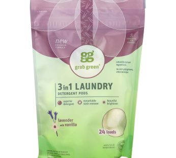 Grab Green Laundry Detergent – Vanilla – Case Of 6 – 24 Count