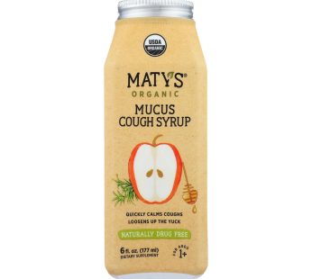 Maty’s – Organic Mucus Cough Syrup – 6 Fl Oz.