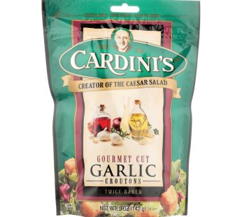 Cardini’s Croutons – Garlic – Case Of 12 – 5 Oz