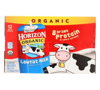 Horizon Organic Dairy Organic Low Fat 1 % Milk – Aseptic – 12-8 Fl Oz