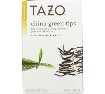 Tazo Tea Green Tea – China Tips – Case Of 6 – 20 Bag
