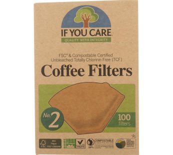 If You Care Coffee Filters Lbs.2 Cone – Case Of 12 – 100 Count