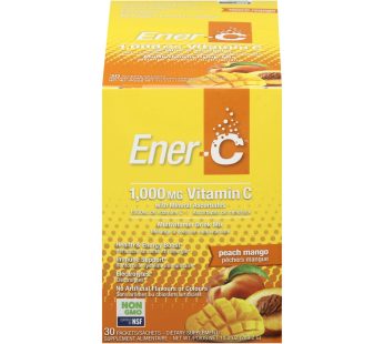 Ener-c – Peach Mango – 1000mg – 30 Pkt
