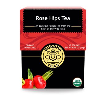 Buddha Teas – Organic Tea – Rosehips – Case Of 6 – 18 Count