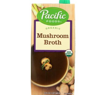 Pacific Natural Foods Mushroom Broth – Organic – Case Of 12 – 32 Fl Oz.