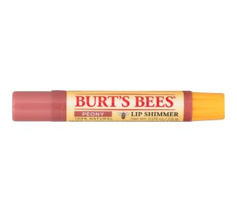 Burts Bees – Lip Shimmer – Peony – Case Of 4 – 0.09 Oz
