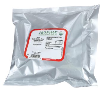 Frontier Herb Milk Thistle Organic Whole – Single Bulk Item – 1lb