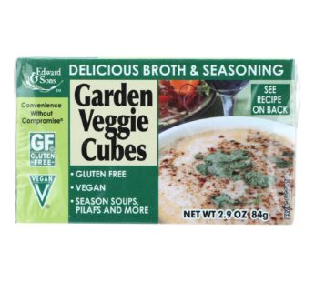 Edwards And Sons Natural Bouillon Cubes – Garden Veggie – 2.9 Oz – Case Of 12